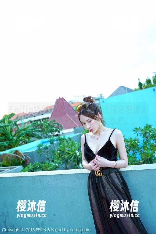Feilin嗲囡囡 - 陈怡曼黑色比深夜更迷人，快来免费下载这份吸引力吧。