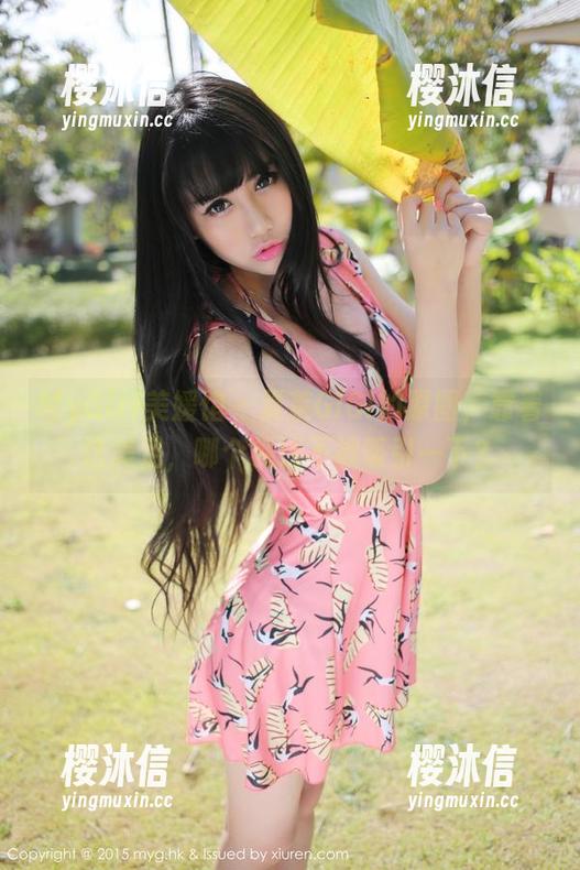 MyGirl美媛馆 - 夏茉GIGI的原图，靠着这美足，哪个视线不被吸引一下？
