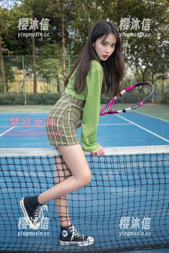 梦丝女神-林可儿 梦丝女神 - 林可儿的学院风图包,谁抑制得了这种校服气质?