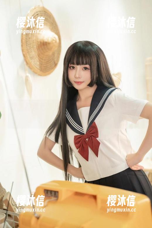 校服扮演新潮流，爆机少女喵小吉最新分享来了！