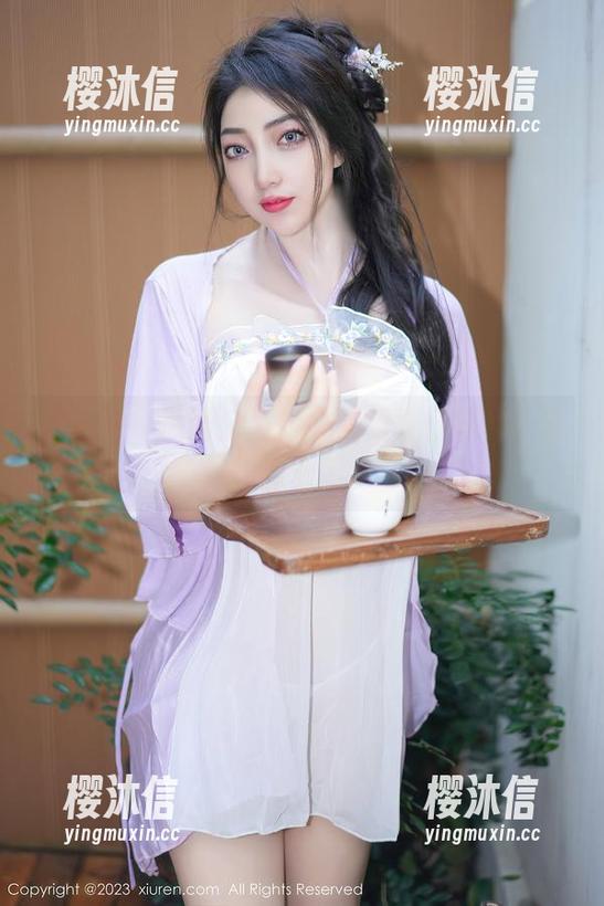 秀人网 - 原图分享！俞漫的夏日福利，清爽感十足。