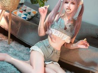 鹿八岁baby和蕾丝的神奇碰撞，居然还能这么拍？套图分享了解一下！